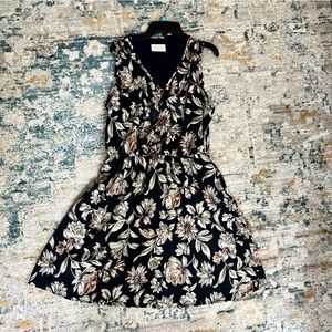 Blue floral dress